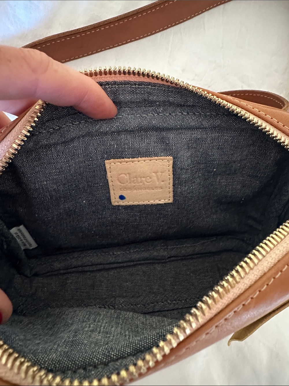 Clare V belt bag EUC Tan Leather - Picture 5 of 6